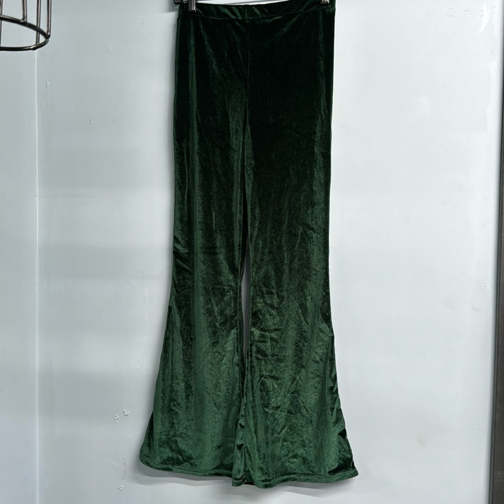 Retro Inspired Velvet Flare Pants